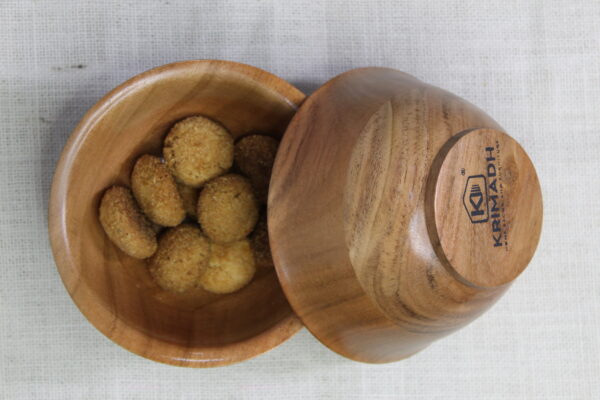 SET OF 3 SERVING BOWL BROWN | WOODEN BOWL | KITCHEN APPLIANCES | SERVING BOWL | MANGIFERA INDICA SERVING BOWL | KRIMADH PRODUCTS | KITCHEN APPLIANCES