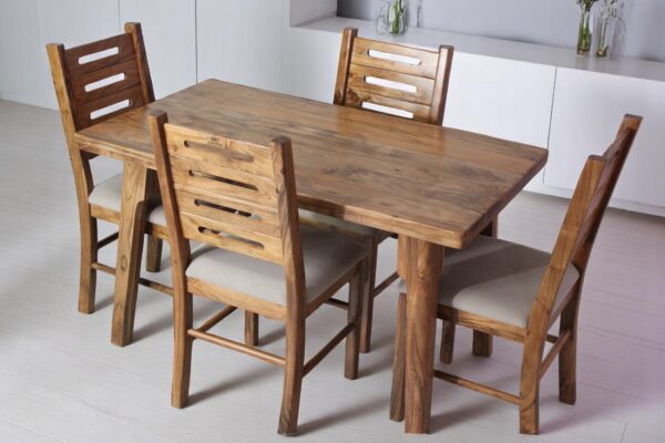 Modern design 4 seater dining table | Buy dining table online | Wooden dining table | Krimadh products | Dining table for home | Dinner table