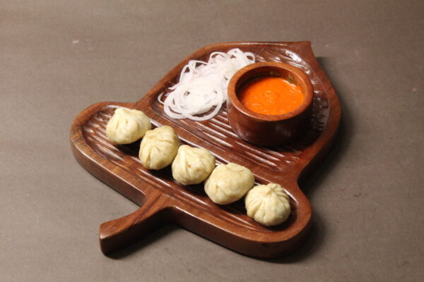 Wooden Acorn Platter Set of 2 | Natural Brown Finish | Handcrafted & Food-Safe
