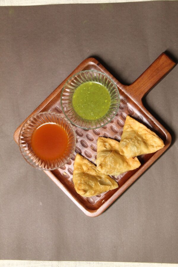 Wooden Square Platter Set of 3 | Mango Wood (Mangifera Indica) | Natural Brown Finish