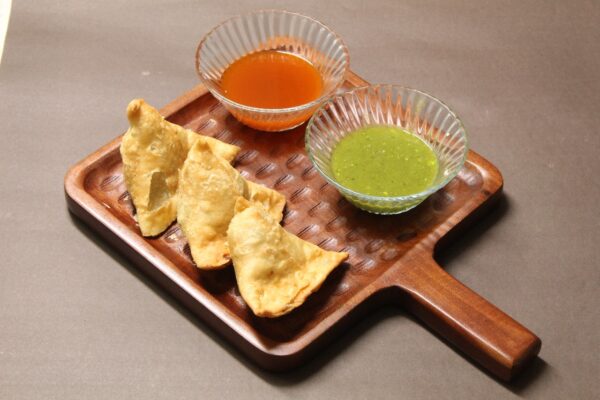 Wooden Square Platter Set of 3 | Mango Wood (Mangifera Indica) | Natural Brown Finish