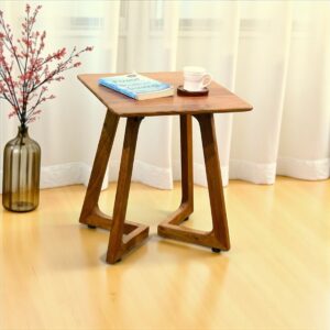 [MIS027] MODERN SQUARE | Wooden Side Table | Krimadh Home Decor