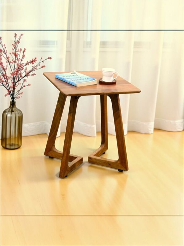 [MIS027] MODERN SQUARE | Wooden Side Table | Krimadh Home Decor