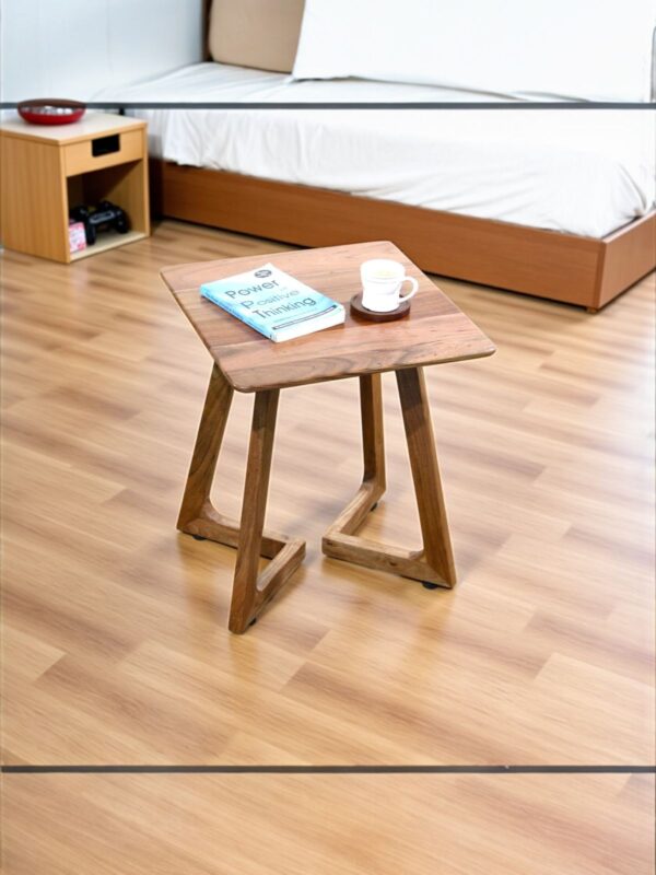 [MIS027] MODERN SQUARE | Wooden Side Table | Krimadh Home Decor