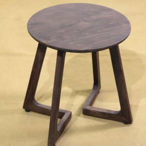 [ MIS - 026 ] | Antique Round Side Table | Acacia | Krimadh Home Decor