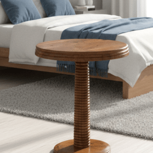 [MIS-029] Wooden Antique Side Table | Krimadh Home Decor